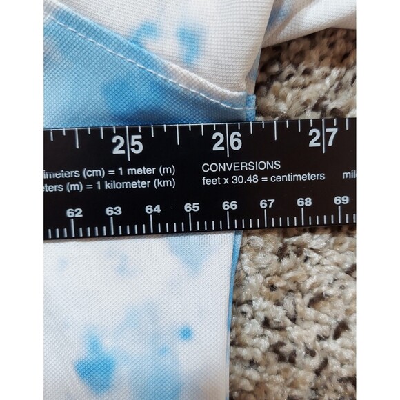 Stitch Polo Shirt Mens X-Large Short Sleeve Performance Sky Clouds Golfing - Picture 6 of 7